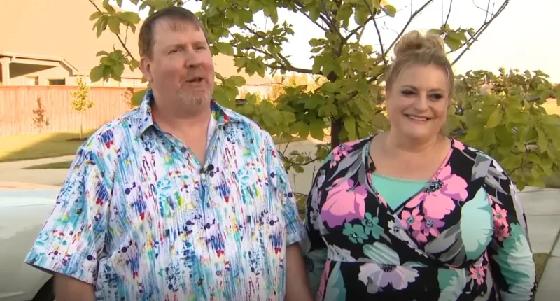 Jerry Balkenbush and his wife  were targeted by the strange man known as 'Edward Scissorhands' after Jerry believed their trees had been damaged in a storm