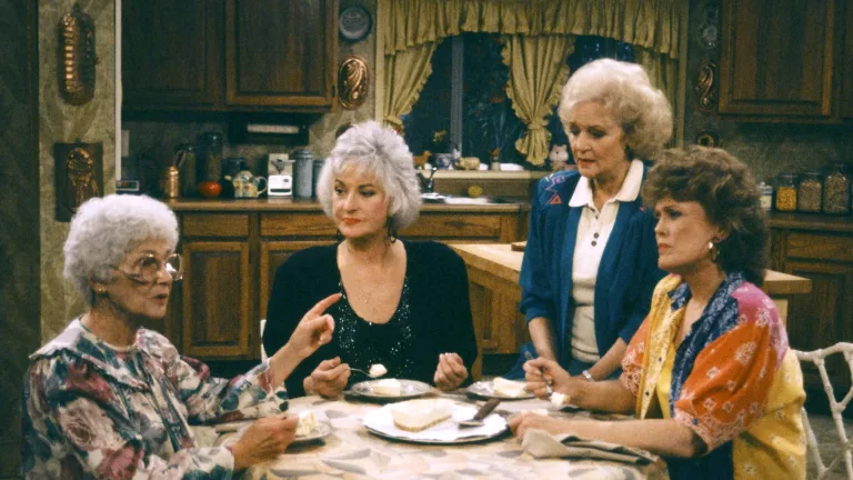 What were the ages of the Golden Girls characters on the show and in real life?