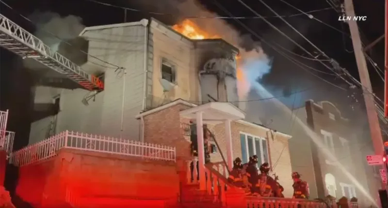 Owner of NYC home that went up in flames says he can't get rid of squatters who 'have more rights' than him