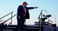 Trump heightens attacks against NY prosecutor, Biden at Jersey Shore rally 