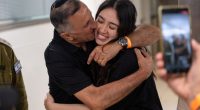 Freed Israeli hostage Noa Argamani, pictured with her dad Yaakov, was held in a child’s bedroom in Gaza during her eight months in captivity