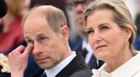 Prince Edward's tears for veterans: Royal is overcome with emotion as he attends D-Day commemorations with Sophie in Staffordshire