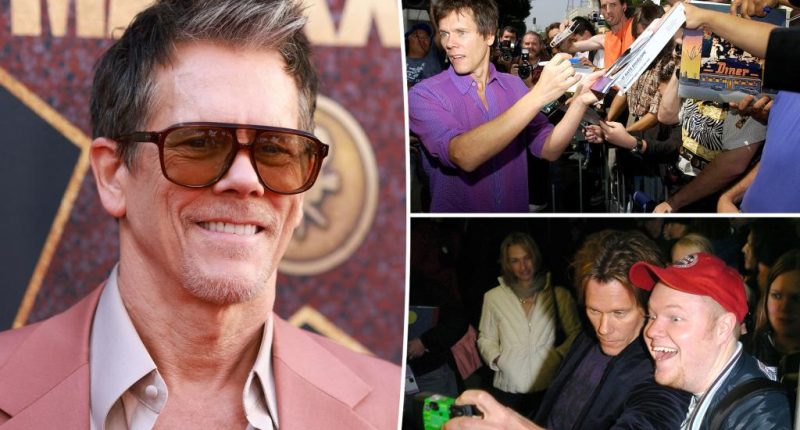 Kevin Bacon recalls disguising himself as a normal person for a day: 'This sucks'