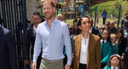 Prince Harry and Meghan, Duchess of Sussex being protected from shooters in Colombia by ‘ballistic briefcase’ shield