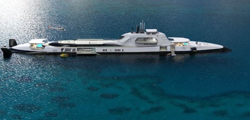 The Migaloo M5 is a futuristic submersible superyacht