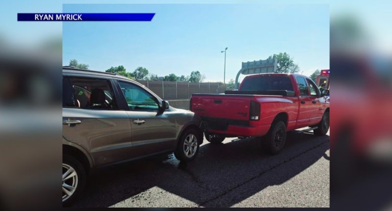 'Right thing to do': Man sacrifices truck to save unconscious driver on highway