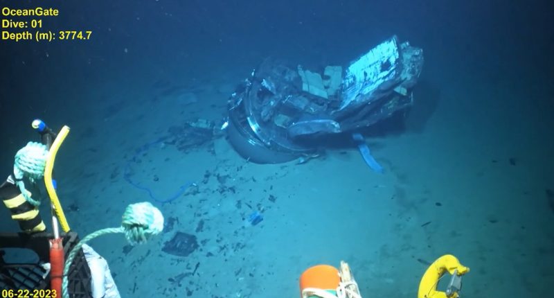 Coast Guard releases video showing Titan submersible wreck at bottom of Atlantic