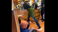 Colorado Panera Bread employee uses pan to break up wild brawl: video