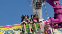 Ally Metzger watched helplessly as her kids dangled up in the air for 15 minutes