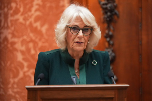 Queen Camilla praises 'legend' Dame Maggie Smith