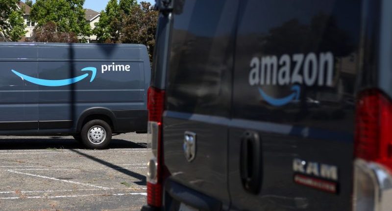 Amazon driver dumped 80 packages in the woods, told police they were 'stressed'
