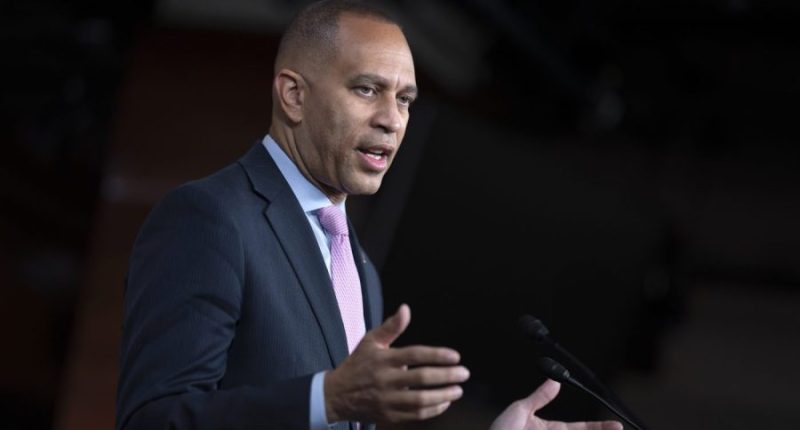 Jeffries suggests Democrats will oppose a 'clean' funding bill after Johnson's plan falters