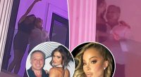 Lenny Hochstein and Katharina Mazepa grind in front of Art Basel partygoers after his divorce from Lisa is finalized