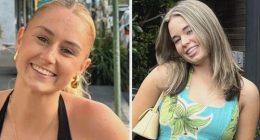 Holly Bowles (right) and her best friend Bianca Jones (left), aged 19, had been enjoying a backpacking holiday with friends in Laos.
