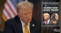Trump sues pollster and newspaper over 'false' Harris poll