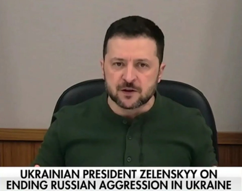 Ukrainian President Zelenskyy in a Fox News interview.