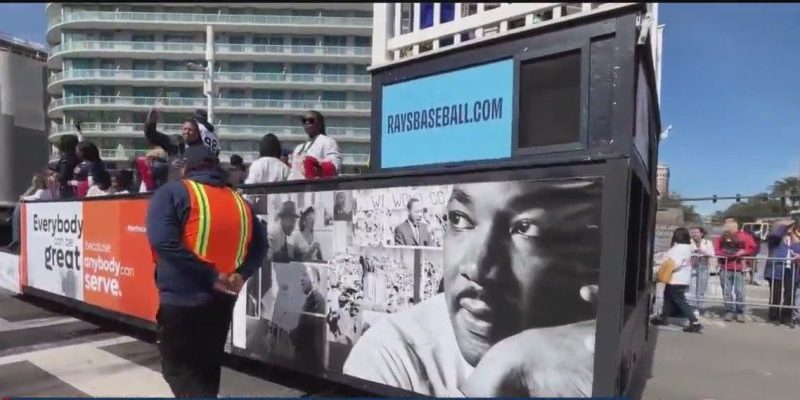 'It means love no matter who you are': MLK parade draws thousands, lights up downtown St. Petersburg