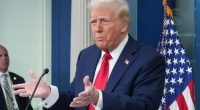 Trump consoles crash victims then dives into politics with attack on diversity initiatives