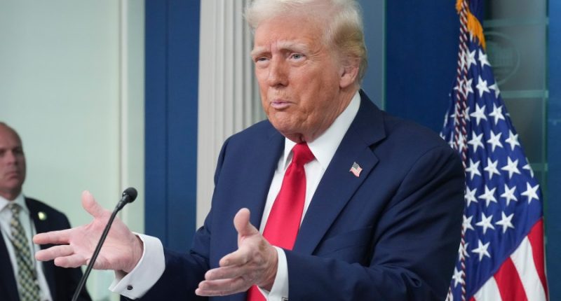 Trump consoles crash victims then dives into politics with attack on diversity initiatives