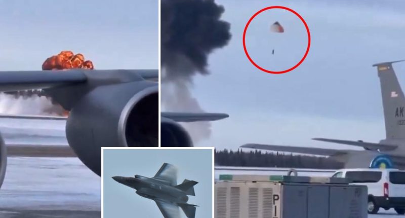 $81 million F-35 fighter jet crashes on runway at Air Force base in Alaska