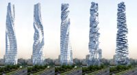 Architect David Fisher drew up plans for a shape-shifting skyscraper that is taller than the shard