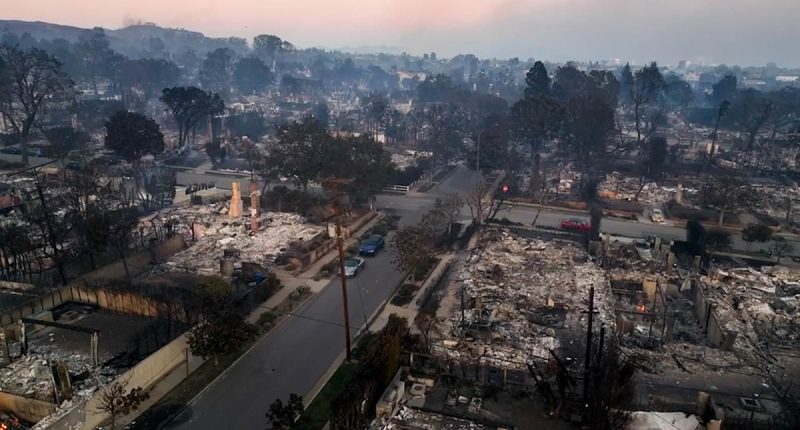 Astonishing video shows LA's scorched earth