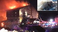 At least 10 dead, 32 injured in a hotel fire at a ski resort in northwestern Turkey