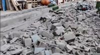 A massive 7.1 magnitude disaster collapsed 'many buildings' in Shigatse as well as causing havoc in parts of Nepal and India