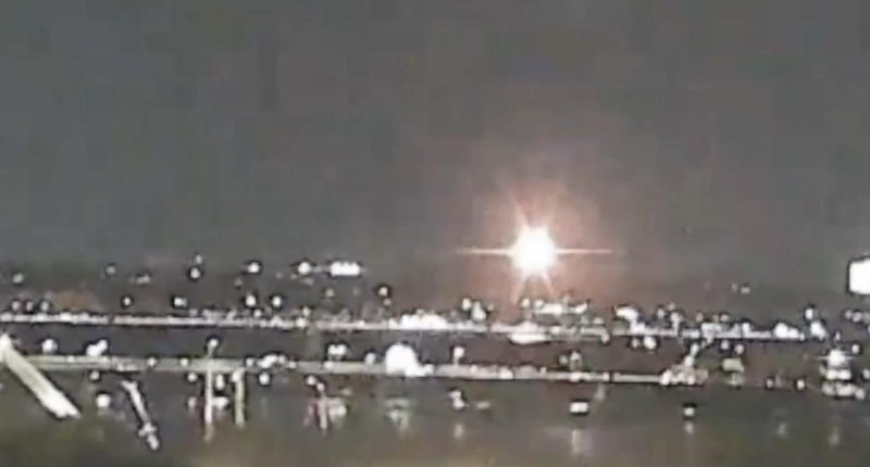 BREAKING VIDEO: American Airlines Plane Collides With Army Helicopter Over Potomac River