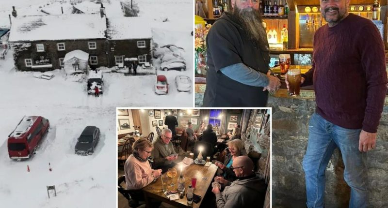 Bar guests, staff at Britain's highest pub rescued after being snowed in for 5 days; vow to remain in touch