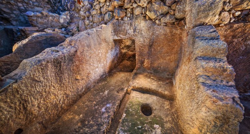 3,000-year-old shrine unearthed in Jerusalem.