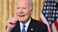 President Biden giving a speech.