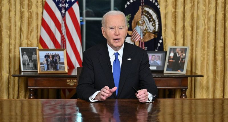 Biden issues ominous warning before handing White House to Trump