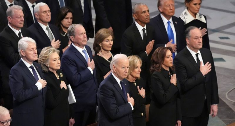 Biden names Navy aircraft carriers after Clinton, Bush