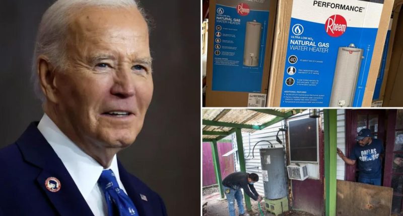 Biden water heater ban to drive up energy prices for seniors, poor