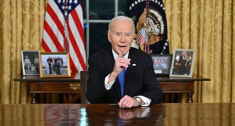 Biden's farewell speech divides nation ahead of new Trump era