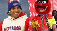 Bills' Mack Hollins arrives at AFC Championship as Muppets Animal