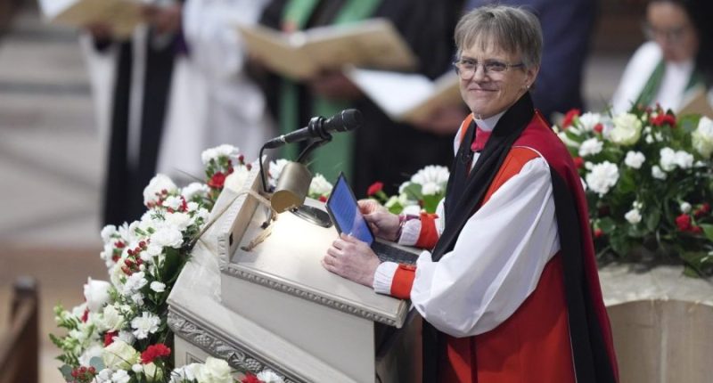 Bishop who made plea to Trump says she won't apologize