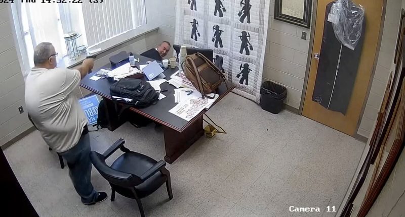 Bodycam footage shows courthouse scene after judge shot by sheriff