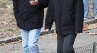 Prince Andrew and Jeffrey Epstein walking in Central Park.