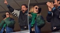 Bradley Cooper and girlfriend Gigi Hadid cheer on Philadelphia Eagles in his hometown