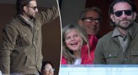 Bradley Cooper spends 50th birthday at game with daughter Lea