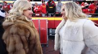 Brittany Mahomes in chic fur coat at Patrick's game