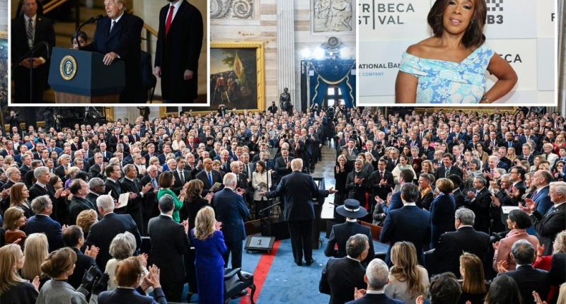 'CBS Mornings' host Gayle King slammed after noting lack of 'people of color' at Trump inauguration