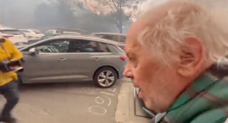 California man helps father-in-law, 83, flee wildfire with walker -- with aid from two good Samaritans