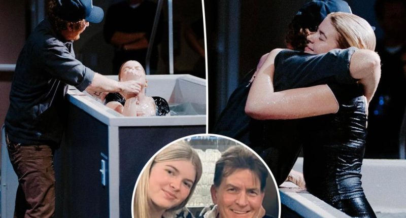 Charlie Sheen and Denise Richards' daughter Lola gets baptized after hitting 'rock bottom'