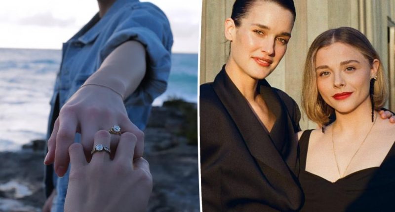 Chlöe Grace Moretz seemingly confirms engagement to Kate Harrison in 2024 recap