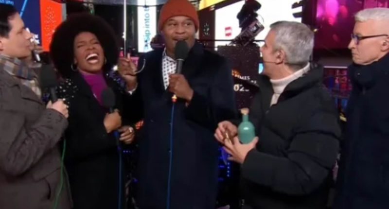 Comedian refuses shot from Anderson Cooper with brutal joke