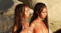 Diddy's twin daughters, 18, look carefree in St Barts