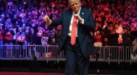 President-elect Donald Trump dancing at a rally.